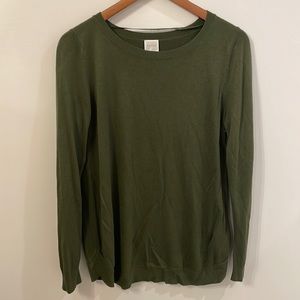 Cupio Green Crew Neck Sweater